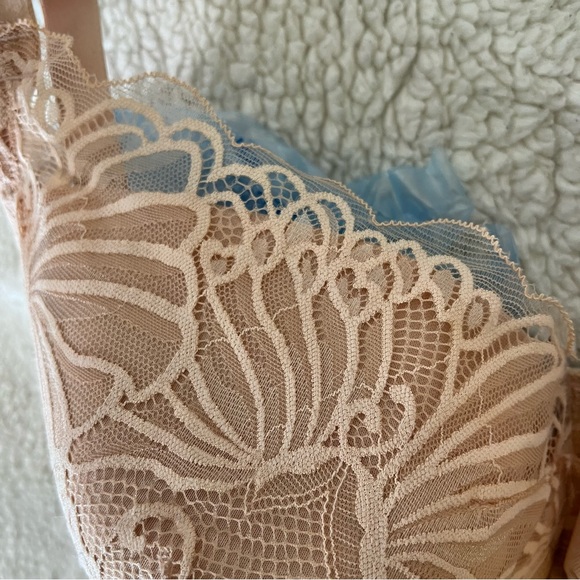 Paramour lace push up bra 40H nude blush - Picture 4 of 10